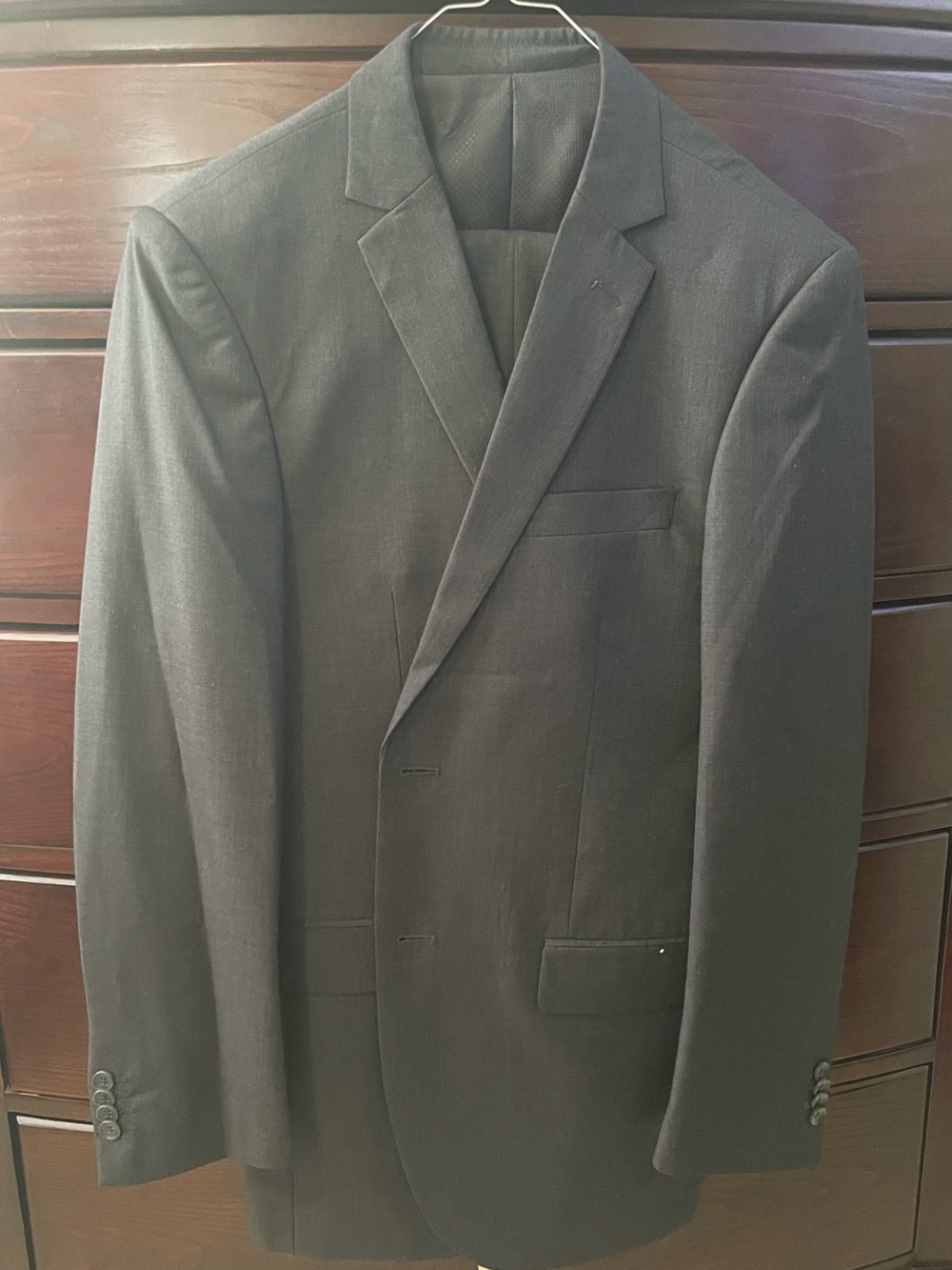 Bocaccio UOMO Men's Black Gray Suit
